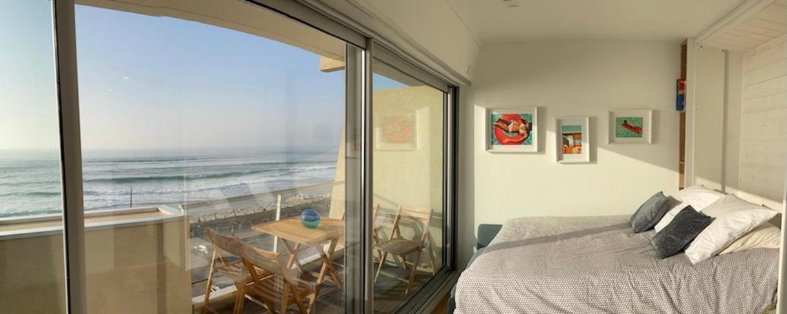 1Ere Ligne, Dernier Etage, Vue A 180° Sur L'Ocean, Lacanau, Plage Centrale 外观 照片